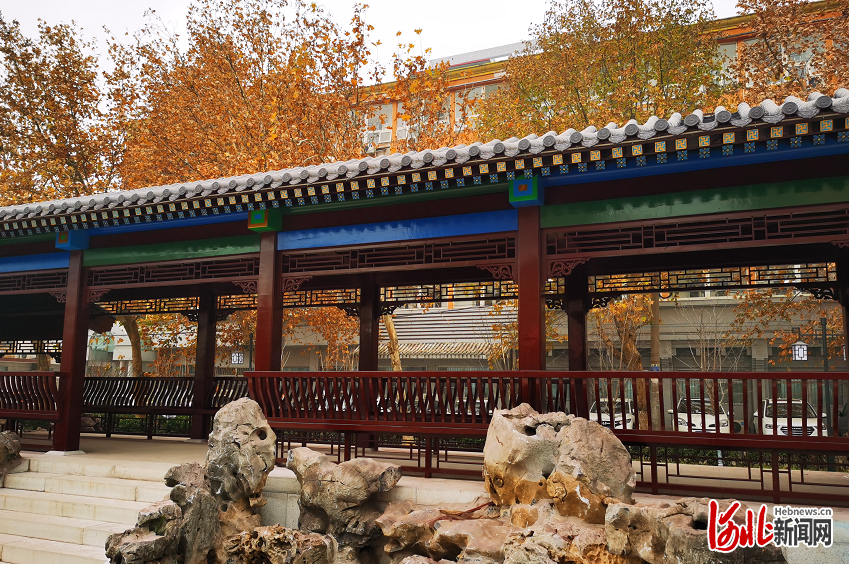 组图｜牌楼、方亭、游廊.....快来打卡！古韵游廊游园亮相河北石家庄