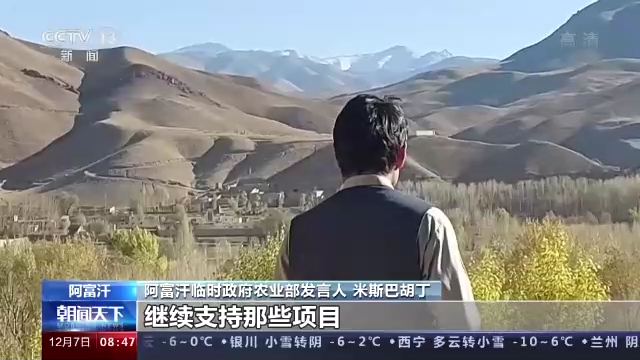 阿富汗临时政府农业部发言人接受总台专访：计划建设农业基础设施