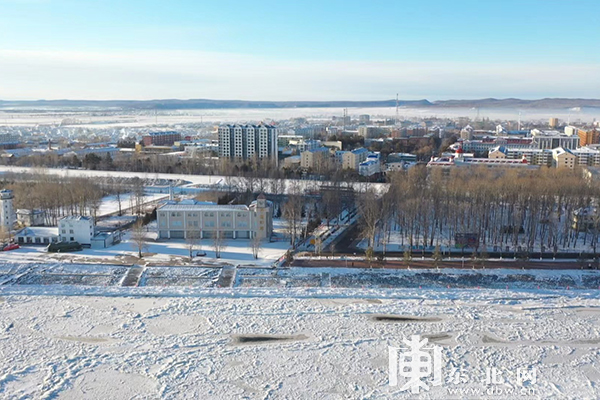 龙江冬日美 大雪瞰呼玛