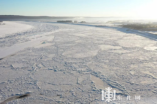 龙江冬日美 大雪瞰呼玛