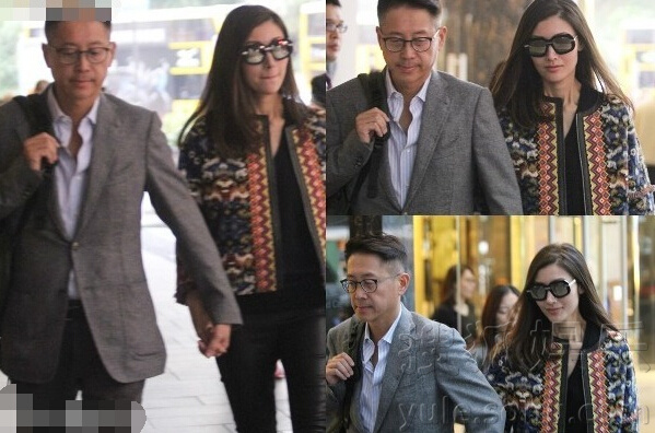 阔太李嘉欣与老公许晋亨逛街 十指相扣秀恩爱