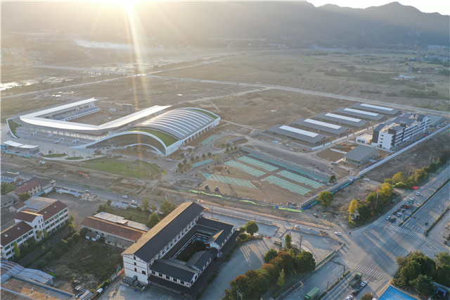 Tonglu, Zhejiang: Strong Asian Games Atmosphere in "Hometown of Express Delivery"_fororder_图片 1