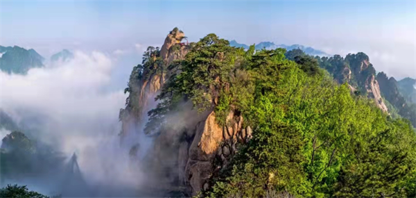 辽宁鞍山千山风景区通过“中国天然氧吧”复核_fororder_千山云雾 供图 千山风景区