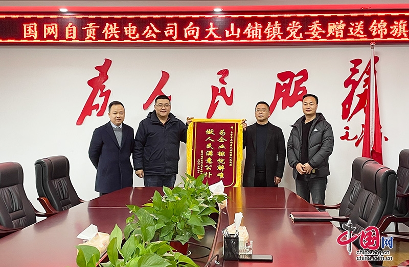 （转载）自贡大安：政府全力推项目 企业感激送锦旗