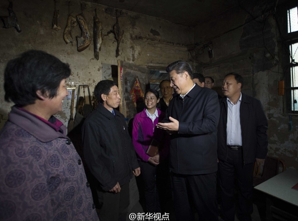 习总书记到金寨