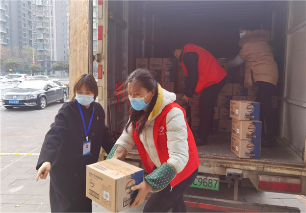西安经开区：爱心企业捐赠物资助力社区防疫_fororder_图片23