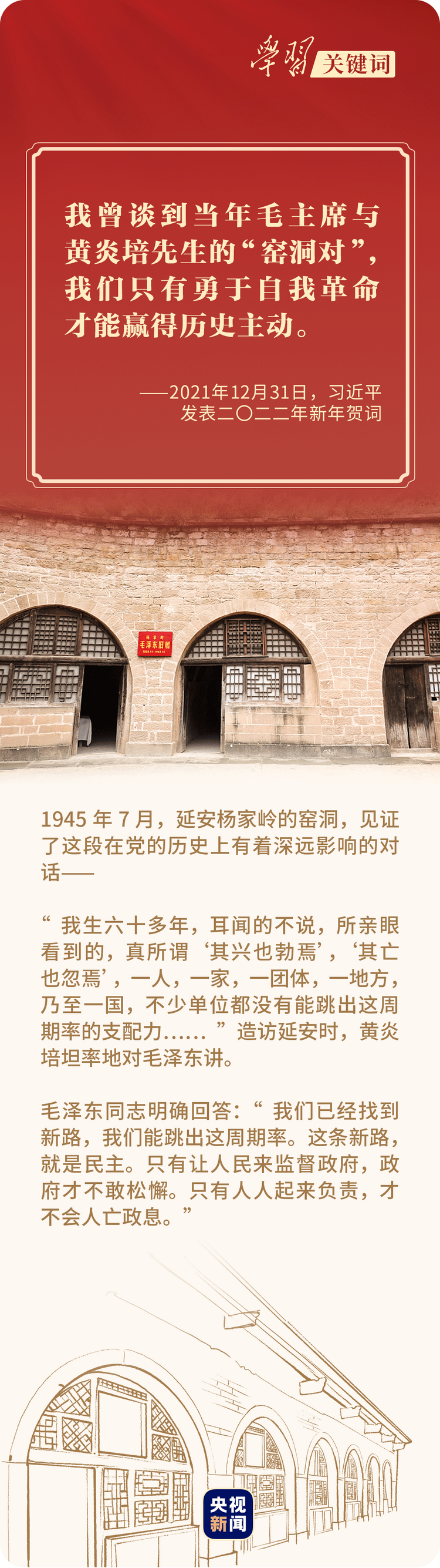 学习关键词丨总书记为何多次提到“窑洞对”？