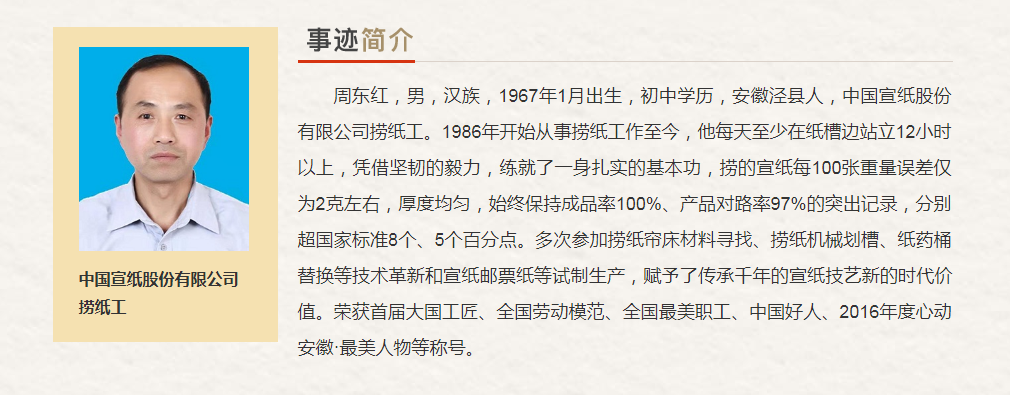 安徽省“最美奋斗者”推荐人选