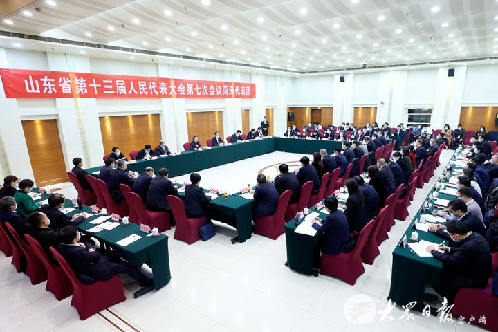 李干杰参加菏泽代表团审议时强调 发挥比较优势勇于担当作为 努力在服务和融入新发展格局上走在前