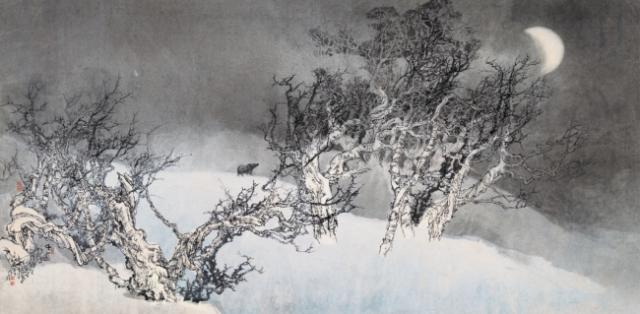冯大中画虎最初是以严谨典雅、工而不匠的画风为画界所熟知。