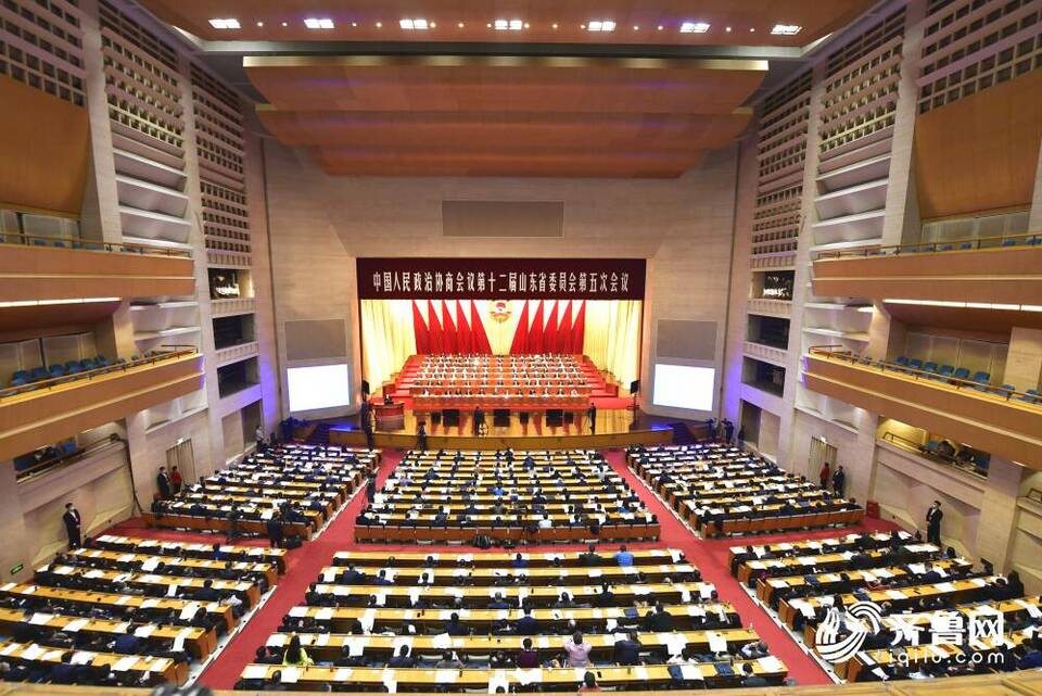 图观两会｜高清组图直击！山东省政协十二届五次会议开幕