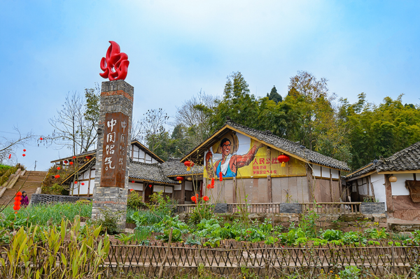 新春走基层|遂宁市安居区：沼气能源再利用 海龙村乡村振兴大有可为_fororder_3海龙村还原了70年代村庄风貌（摄影-廖志全）