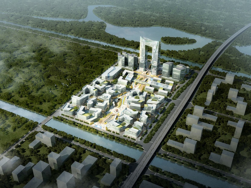 图片默认标题_fororder_粤港澳大湾区精准医学产业基地正式开工建设。图片由中建八局提供
