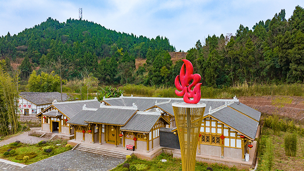 新春走基层|遂宁市安居区：沼气能源再利用 海龙村乡村振兴大有可为_fororder_2中国沼气博览园（摄影-廖志全）