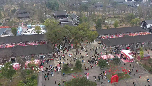 南充：春节假期共接待游客646万人次 实现旅游综合收入23.36 亿元_fororder_蓬安相如故城--供图-南充市文旅局