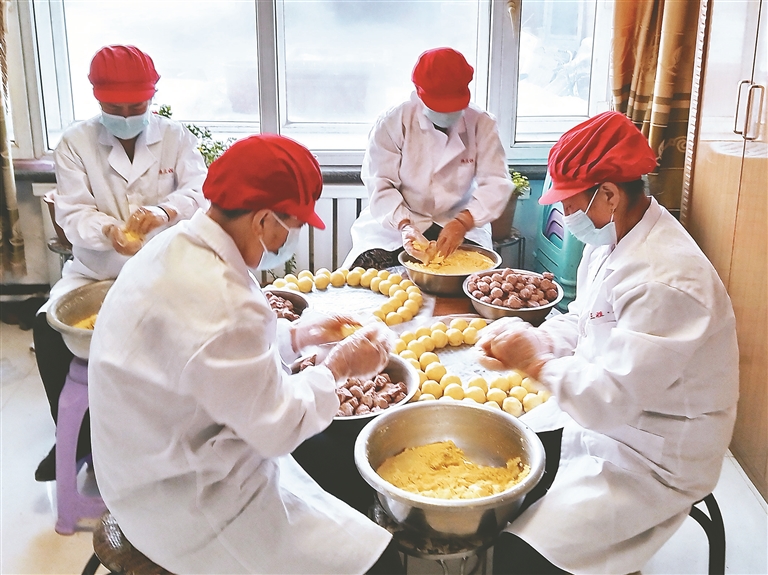 黏豆包销售火爆