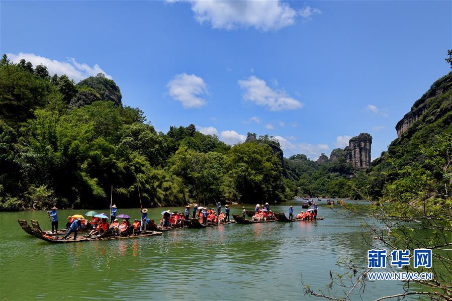 【高清图1】盛夏武夷山 畅游九曲溪