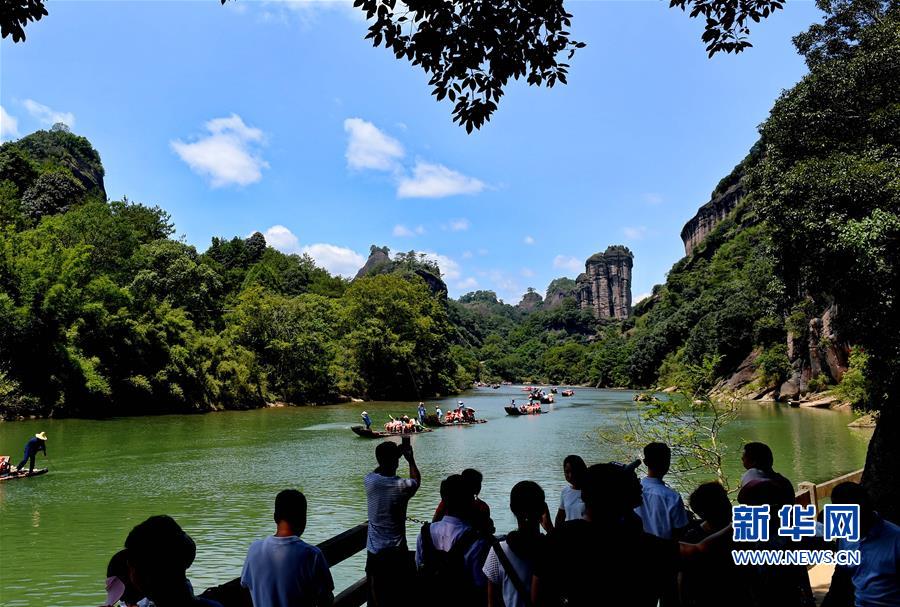 【高清图1】盛夏武夷山 畅游九曲溪