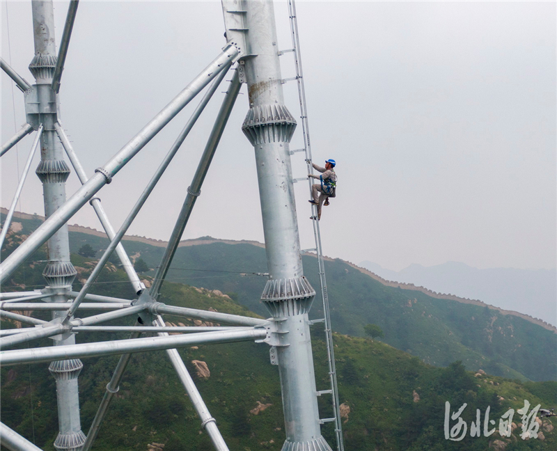 张北-雄安1000千伏特高压完成“最高一跨”