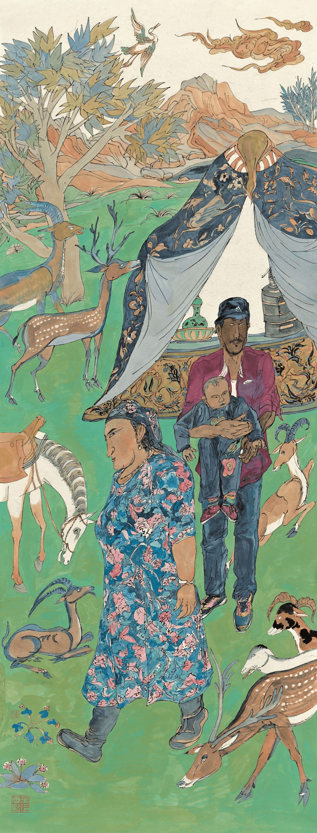 心如梦，画作诗：潘金玲画作欣赏