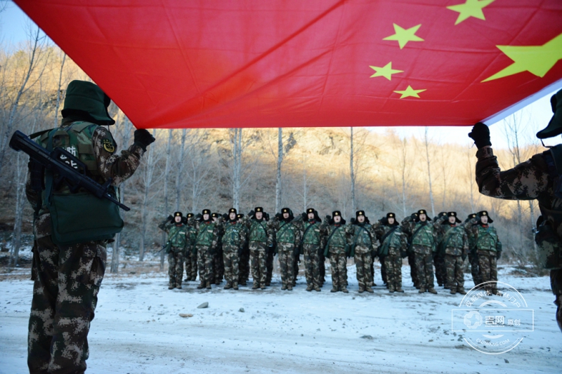 【图说吉林】【社会民生（标题）】吉林边防官兵拉开冬季实战化训练战幕