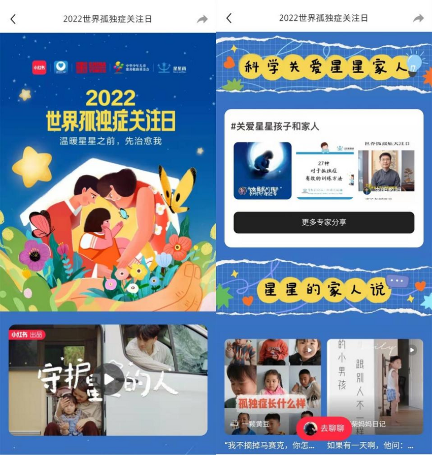 小红书联合多家机构发起活动 关注孤独症患者家长心理压力_fororder_图片3