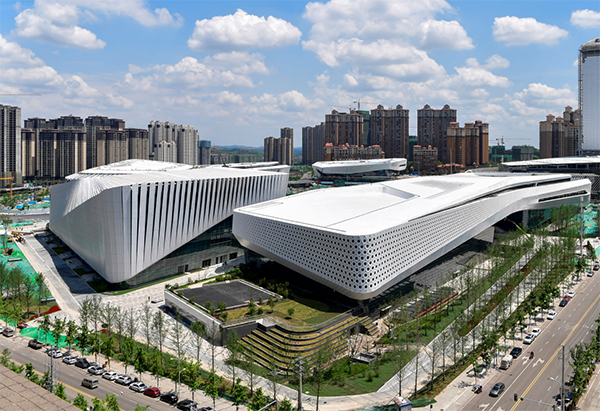 简阳：优化绿色空间形态 建设公园城市_fororder_大运会跳水、柔道赛事场馆