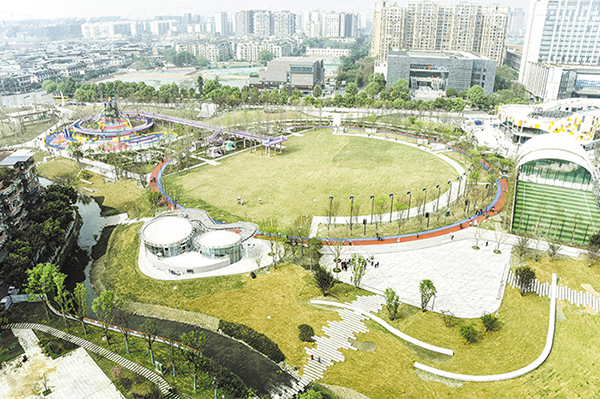 成都武侯区：让幸福城市愿景照进现实生活_fororder_改造提升后的潮音广场-摄影-李明