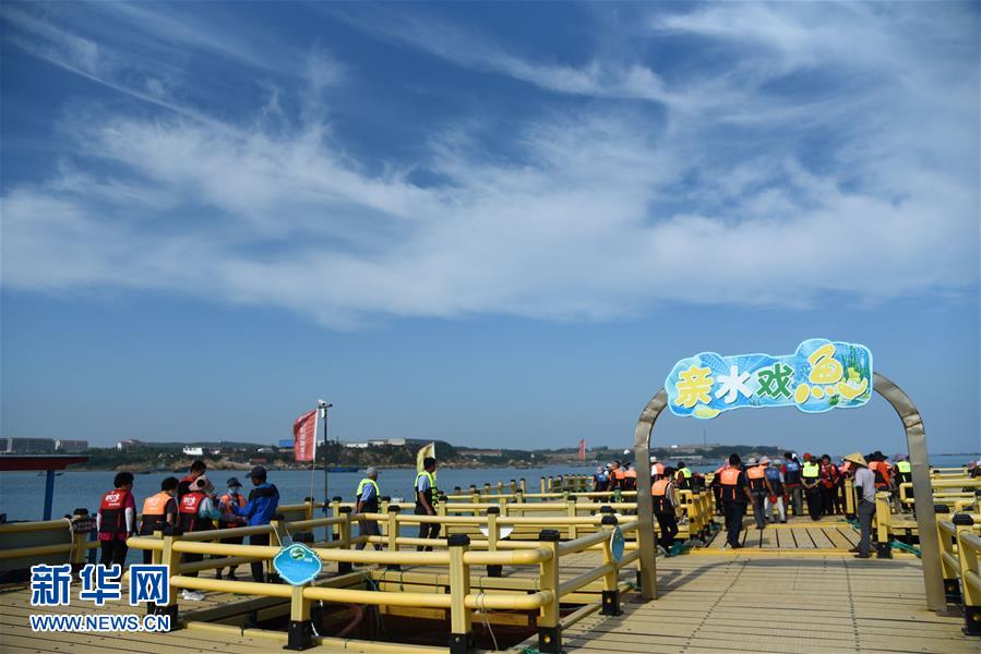 山东荣成：海洋牧场迎来夏季旅游热
