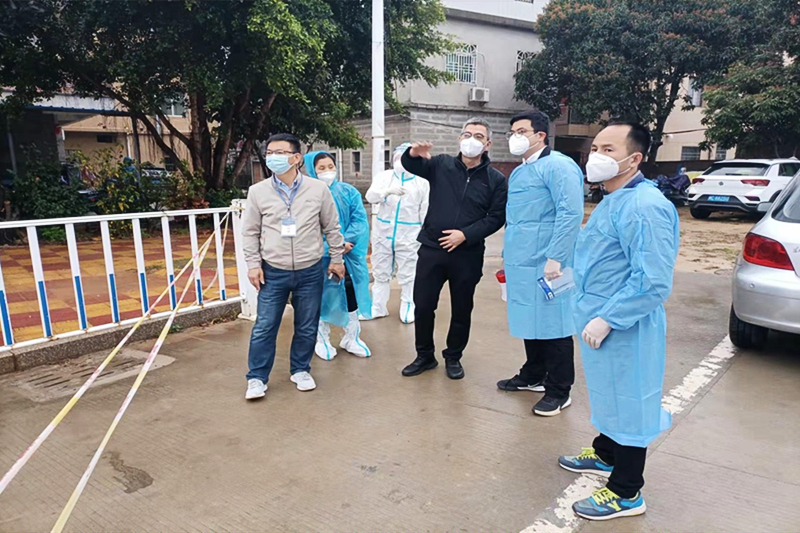 泉州市泉港区政协领导分赴一线督导疫情防控工作_fororder_图片1