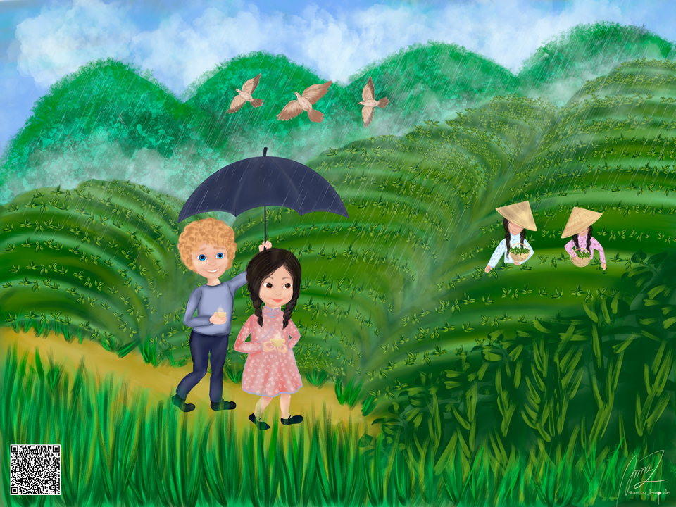 外国人笔下的二十四节气 · 谷雨_fororder_谷雨内页图加二维码