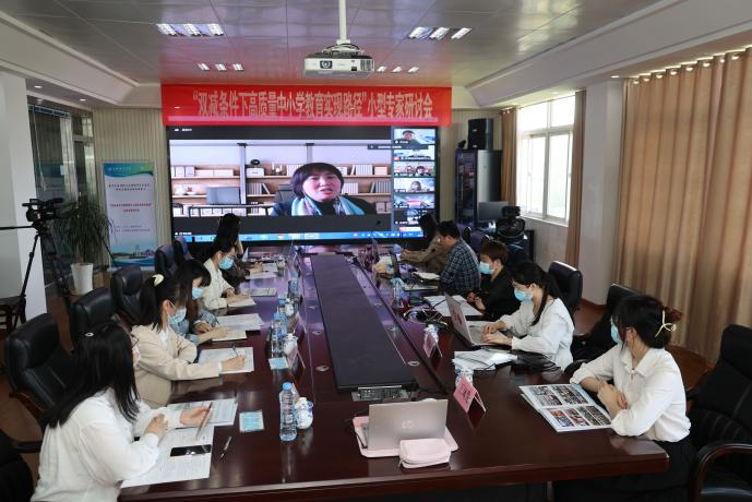 “双减条件下高质量中小学教育实现路径”线上专家研讨会举办