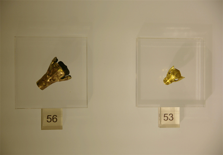 汉文帝霸陵出土的23件（组）精品文物首次在汉景帝阳陵博物院展出_fororder_AN0A0048