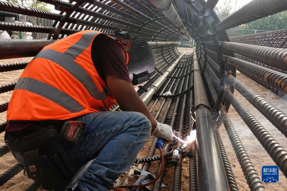 中企承建的以色列特拉维夫轻轨绿线大桥及车站工程开工_fororder_1