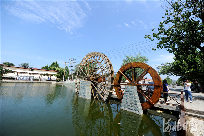 河北邯郸：坑塘成了新景观