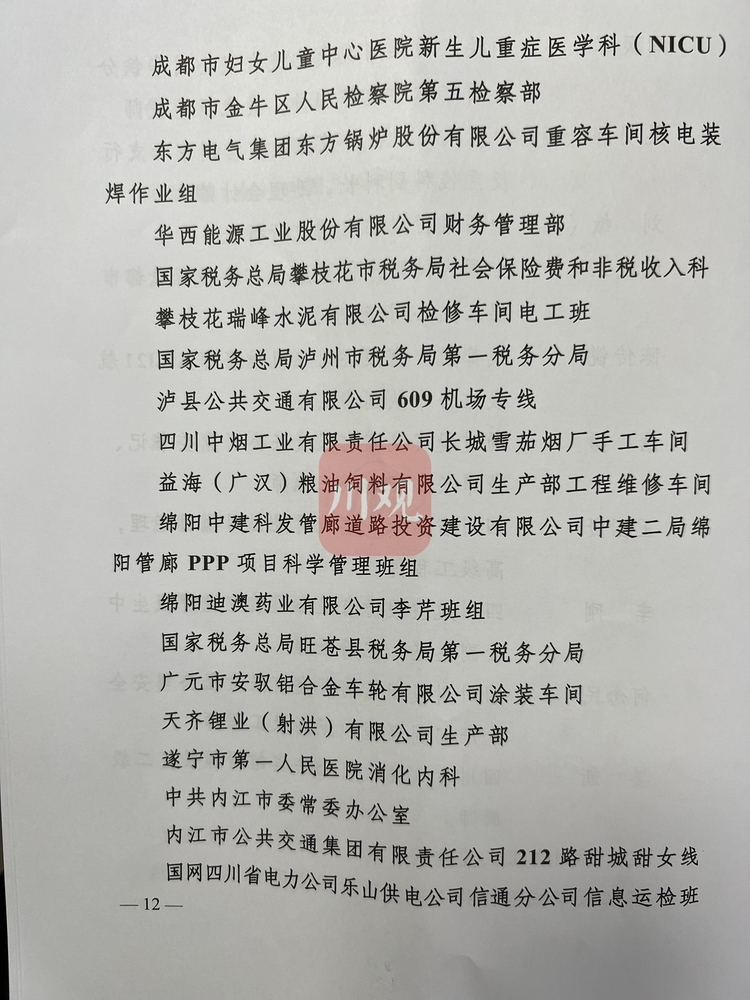 （转载）2022年四川省五一劳动奖名单出炉，这些先进集体和个人上榜