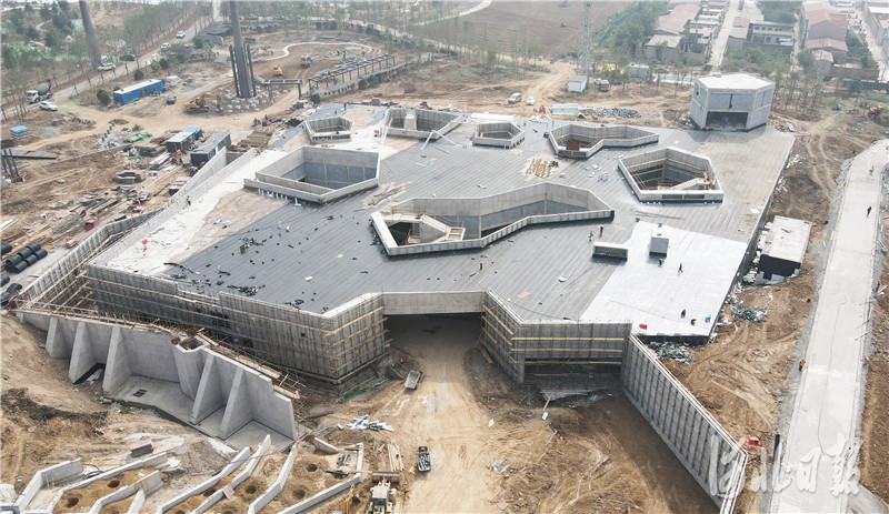 河北邯郸： 河北省第四届园林博览会工程进展顺利