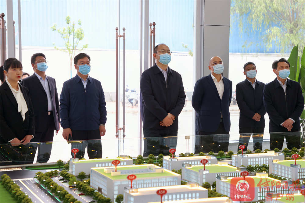 【客户端转发】信阳市委蔡松涛到罗山县调研
