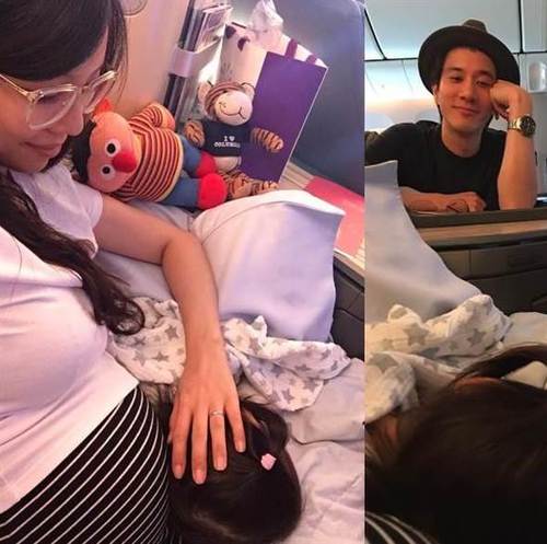 王力宏爱妻晒二胎孕照 一家四口幸福美满(图)