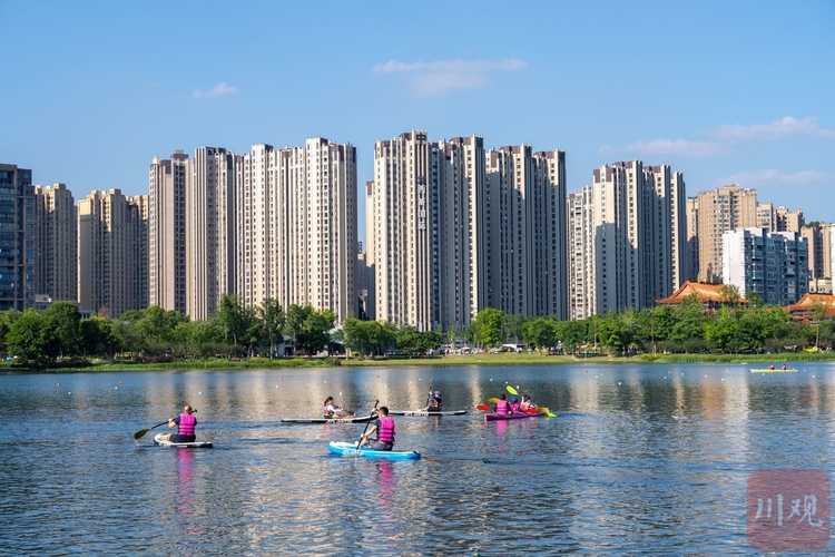 （转载）让我们荡起双桨 来锦城湖乘风破浪