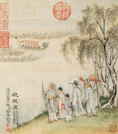 划龙舟