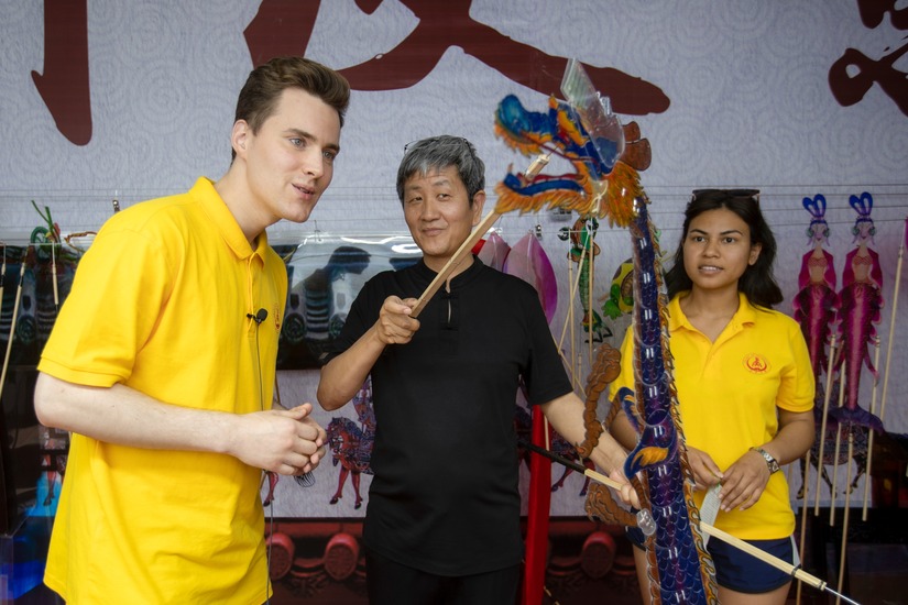 向世界讲好渭南故事——国际讲解员“感知黄河文化 解码多彩渭南”活动掠影_fororder_A47I4891