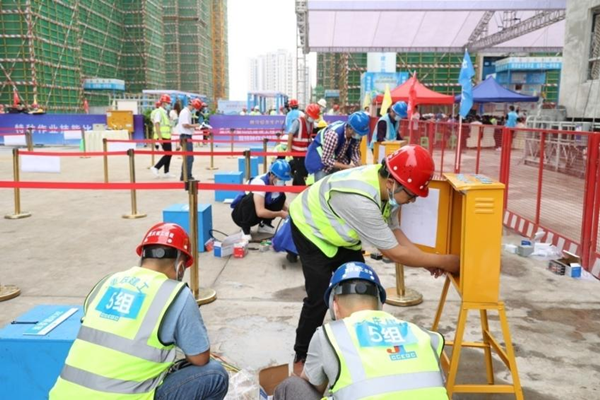 2022年重庆璧山建设工程“安全生产月”活动举行_fororder_图片2