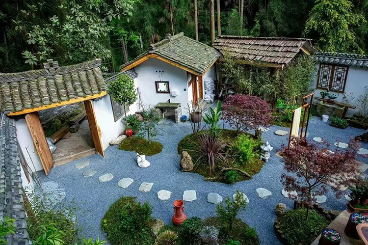 遇见诗意山水 成都彭州民宿“微度假 轻旅行”助力特色旅游产业发展_fororder_彭州民宿小院-摄影-张鸿