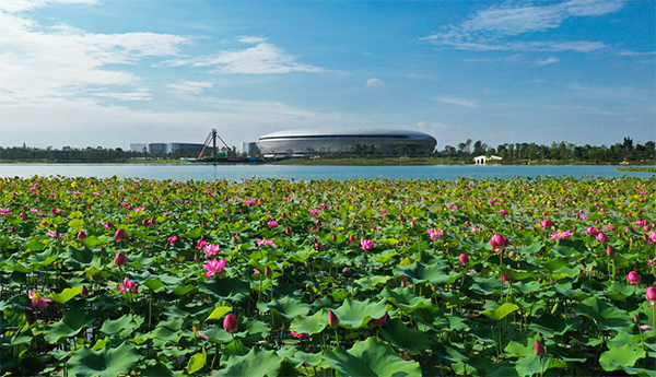 成都市龙泉驿区：打造公园城市幸福美好新场景 东安新城公园全面开放_fororder_成都东安湖景观-供图--成都市龙泉驿区委宣传部-(1)