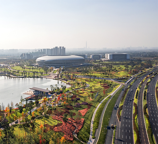 成都市龙泉驿区：打造公园城市幸福美好新场景 东安新城公园全面开放_fororder_成都东安湖景观-供图--成都市龙泉驿区委宣传部-(2)