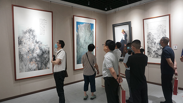 “吾家蜀江上——喜迎二十大·东坡遗韵”书画展成都开展_fororder_参展现场5