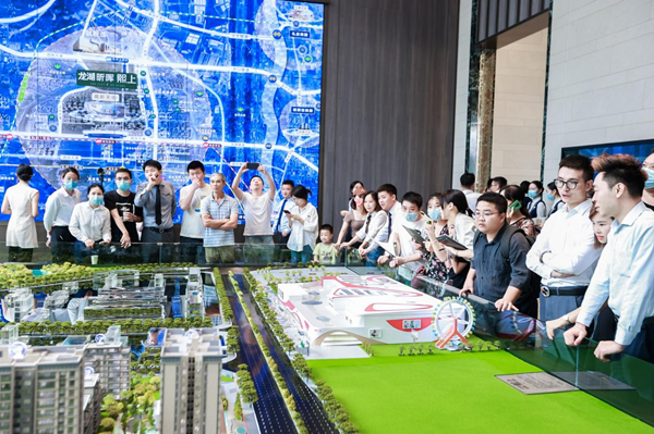 龙湖昕晖熙上未售先火 实景示范区惊艳亮相_fororder_图片1