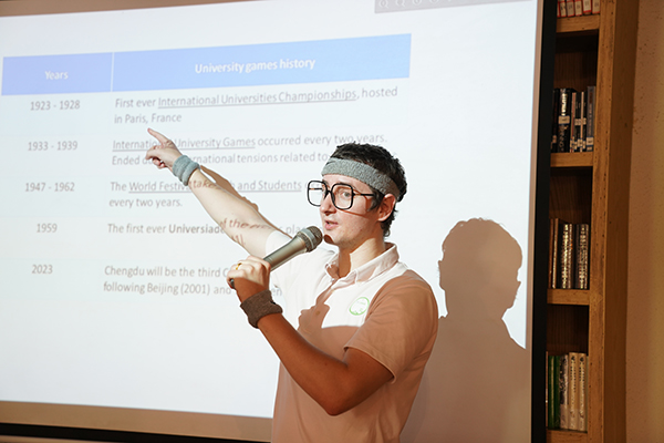 Chongzhou Invites Foreign Youths to Share "Knowledge of the Universiade" to Promote Cultural Exchanges Between China and Foreign Countries_fororder_2