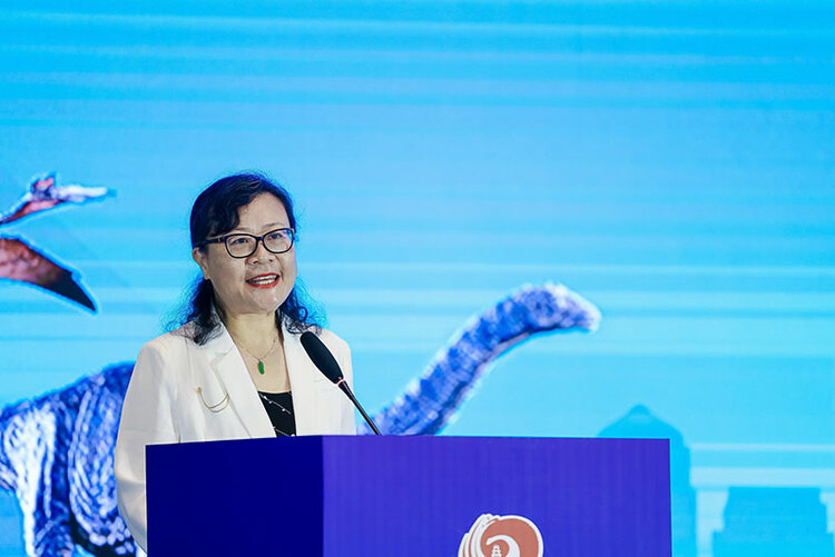 “惊奇自贡·好玩大安”暑期旅游专场推介会在渝举行_fororder_2自贡市人民政府副市长周耘讲话（摄影-宋姿熠）